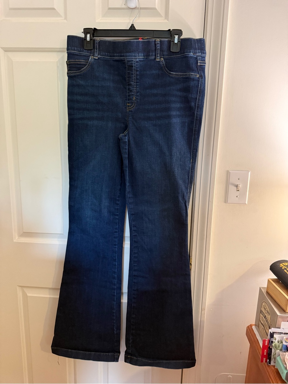 SPANX Dark Blue Flare Jeans